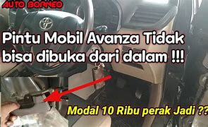 Pintu Belakang Avanza Tidak Bisa Ditutup